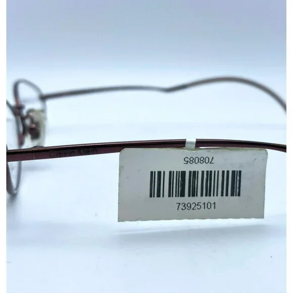 Calvin Klein Eyeglasses Glass Frame CK411 Brown Light Bronze 48-16-135 MSRP $199 - Picture 9 of 10
